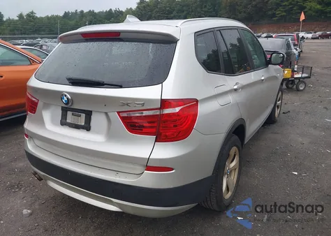 2012 BMW X3 xDrive28I z USA, uszkodzony, nr VIN 5UXWX5C57CL721279